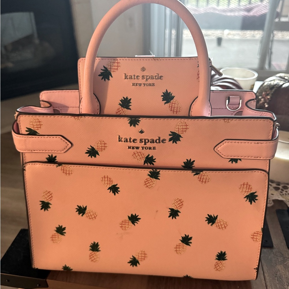 Cutest pineapple purse with matching wallet